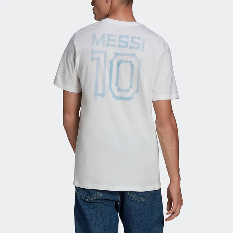 Adidas T Shirts Men White-2