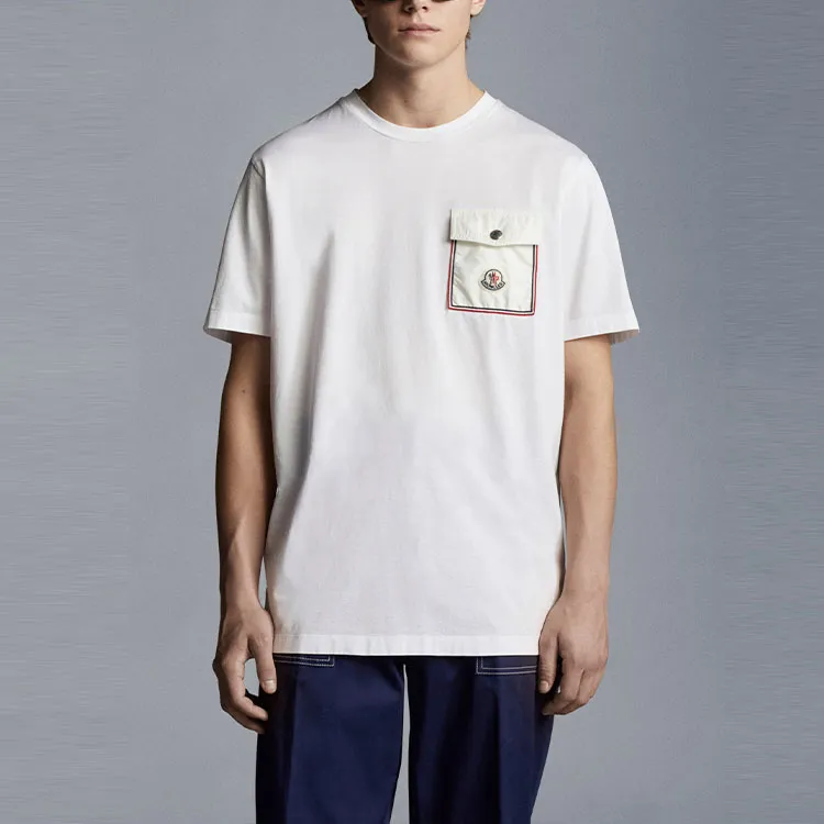 Moncler SS22 T Shirts Men White-1