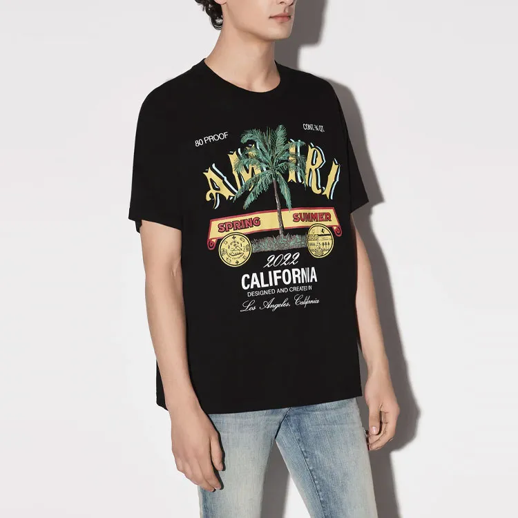 AMIRI Rum Label T shirt-3