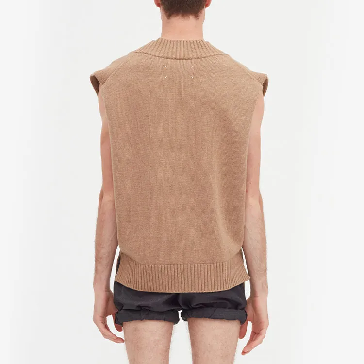 Maison Margiela V neck Knit Stole-1