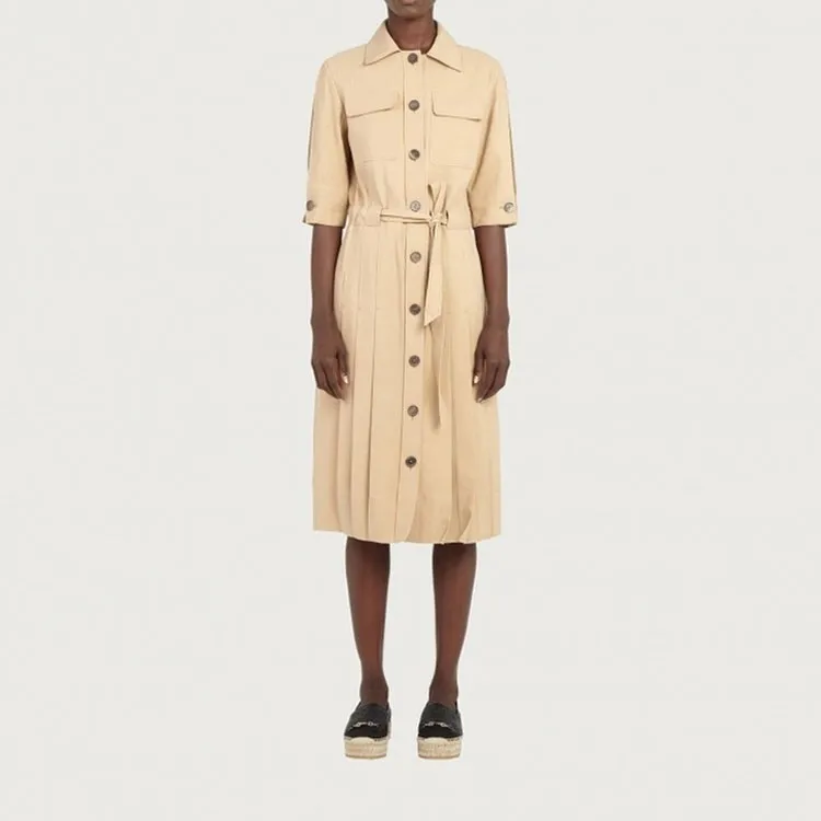 Ferragamo Short sleeve Cotton Shirt Dress-1