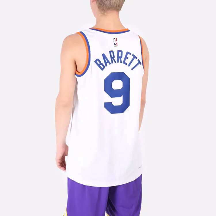 Nike Nba New York Knicks Rj Barrett Classic Edition Jersey-4