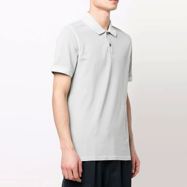 HUGO BOSS Polo Shirts Men Gray-3