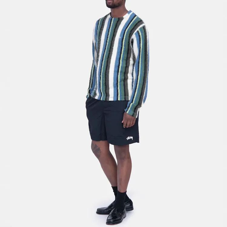 Stussy Vertical Striped Knit Crew-10