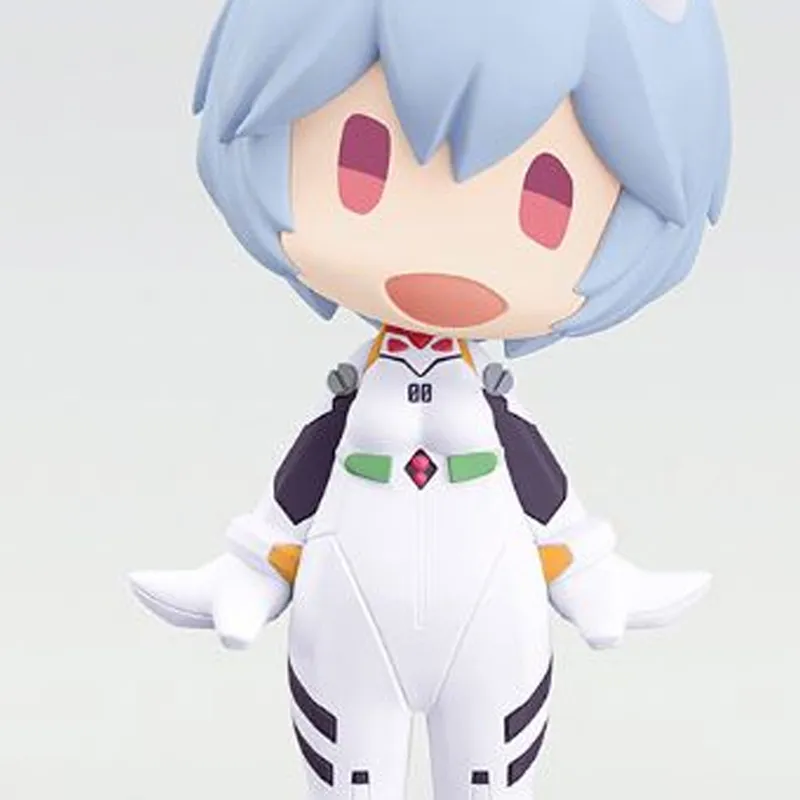 GSC Rei Ayanami Hello Good Smile Neon Genesis Evangelion New Theater Version Lingbo Zero Chibi Figures 10cm-2