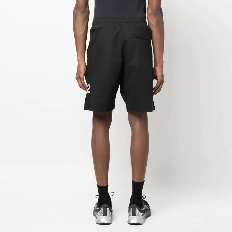 STONE ISLAND STONE ISLAND 40Th Anniversary Collection Sports Shorts Men Black-4