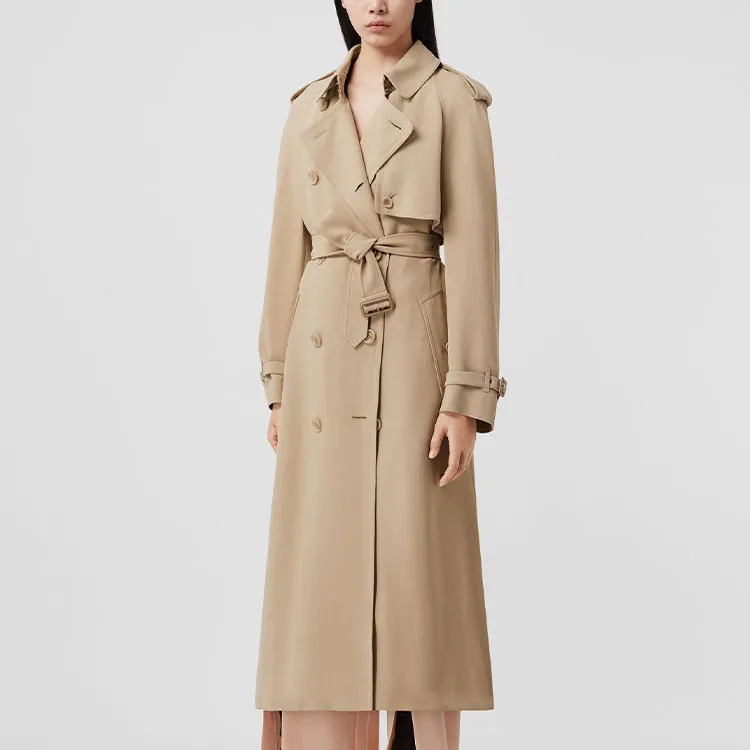 Burberry SS22 Trench Coat Women's Soft Yellow Umber-2