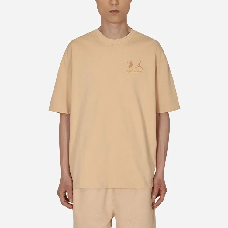 Union X Jordan 「Future Is Now」 T Shirts Men Khaki-1