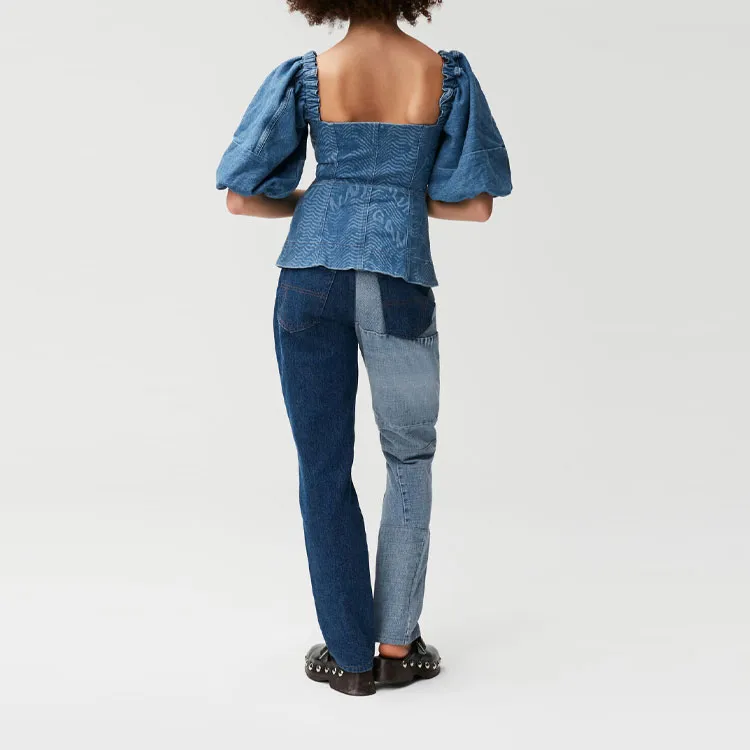 GANNI Shirts Women's Blue-2