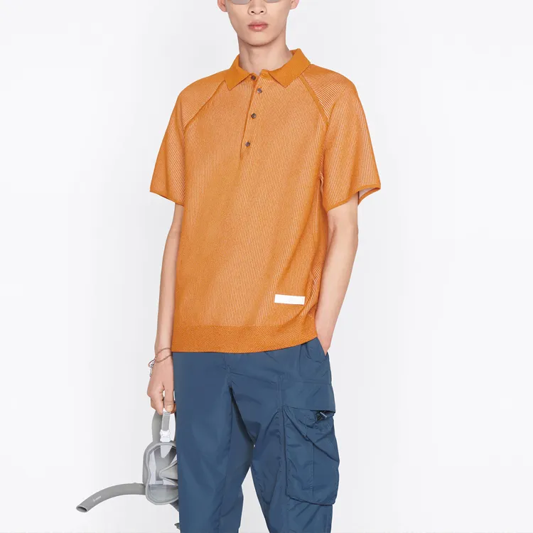DIOR PARLEY Beach SS22 Polo Shirt Men's Orange-5