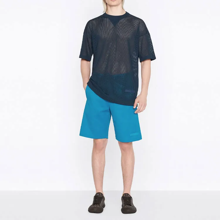 DIOR Quarterly New Products T-Shirts Men Navy Blue-2