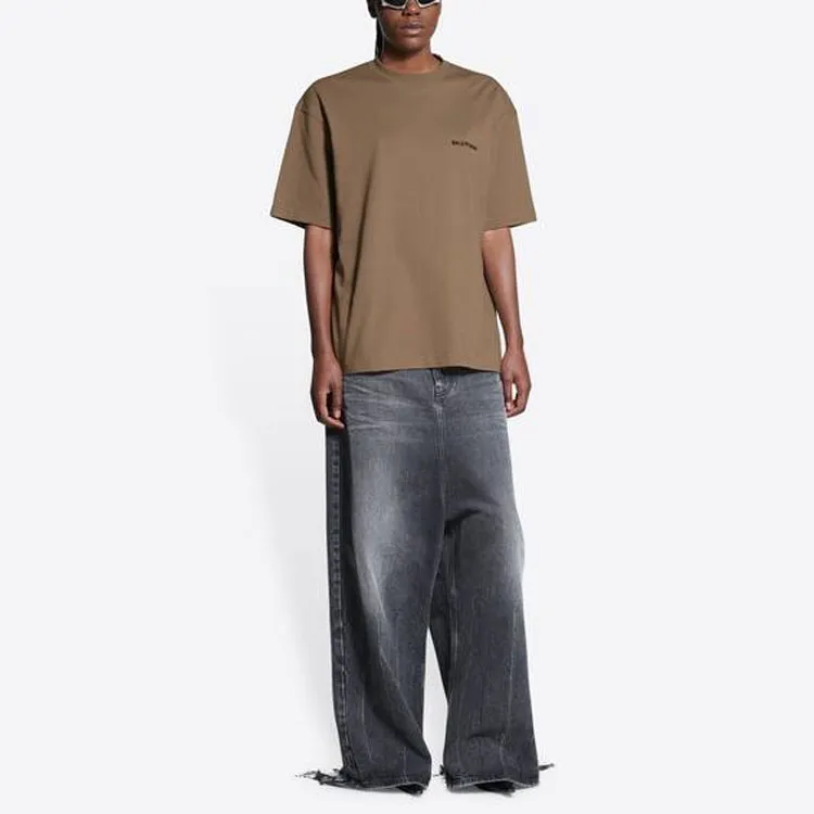 Balenciaga SS22 T Shirt Women's Brown-2
