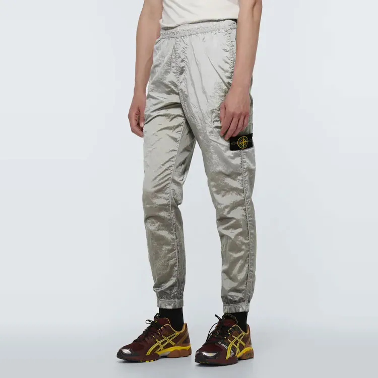 STONE ISLAND Knitted Sweatpants Men's Ice-3