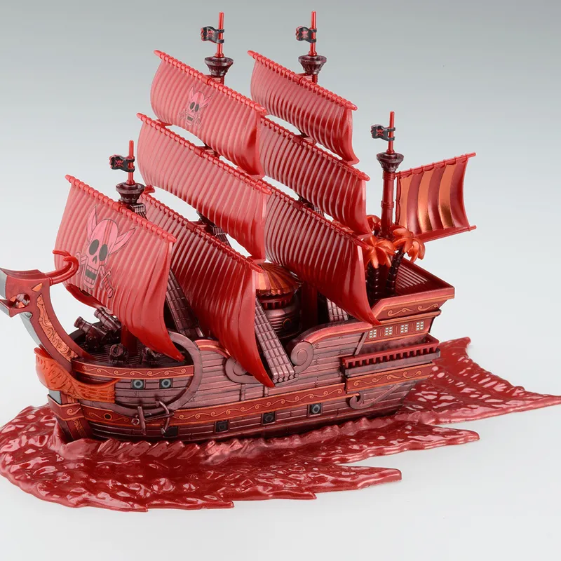 BANDAI One Piece Character One Piece Great Ships Collection Redefine FILM RED Model Kits-2