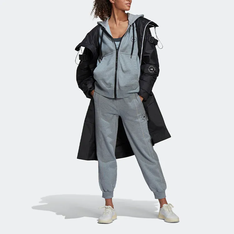 adidas By Stella McCartney Logo-embroidered Zip-up Hoodie-1