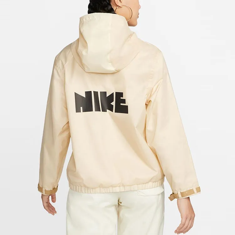 Nike Atmos Pink Sweatshirts Women's Beige-3