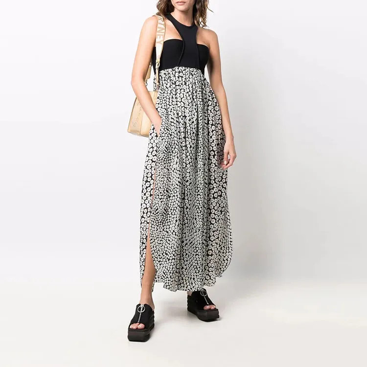 Stella McCartney Sleeveless Dresses Women's Black-1
