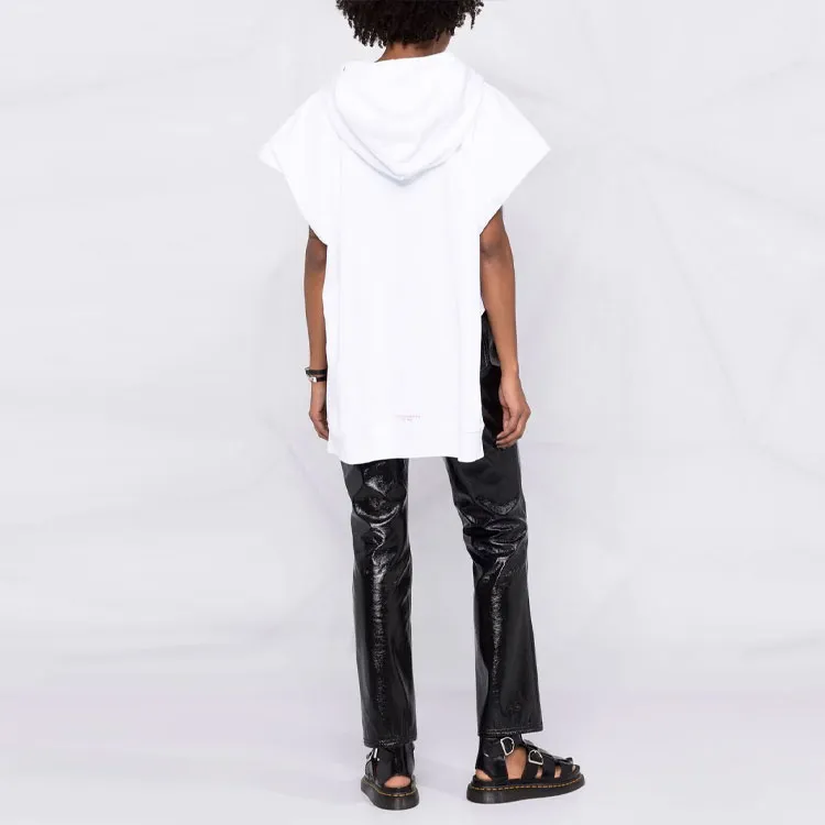 PHILOSOPHY DI LORENZO SERAFINI Logo Printed Sleeveless Hoodie-2