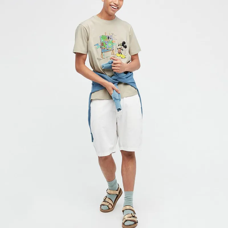 Steven Harrington X UNIQLO T Shirts Unisex Light Beige-1