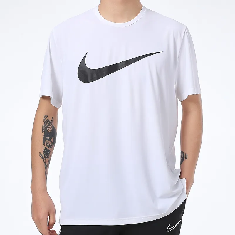 Nike T Shirts Men White-2