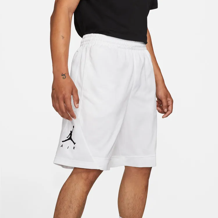 Jordan Men's Rise Striped Triangle Logo Pants White-4