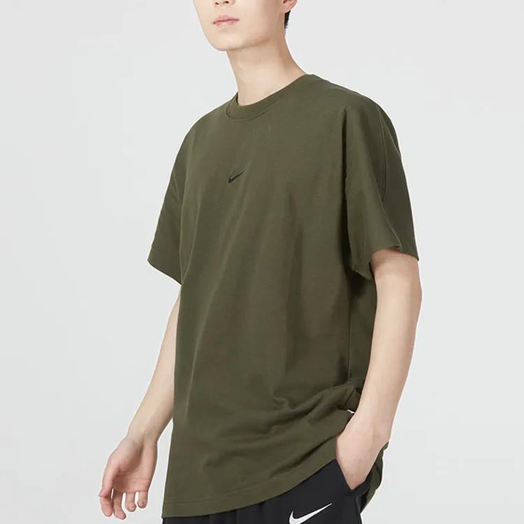 Nike T Shirts Men Army Green-3
