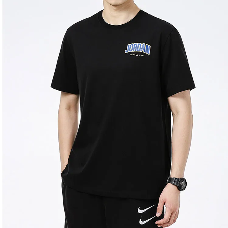 Jordan Set-in Sleeve T-Shirt Men's Black-3