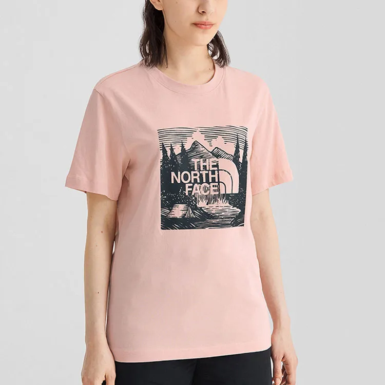 THE NORTH FACE SS22 T Shirt Unisex Pink-4