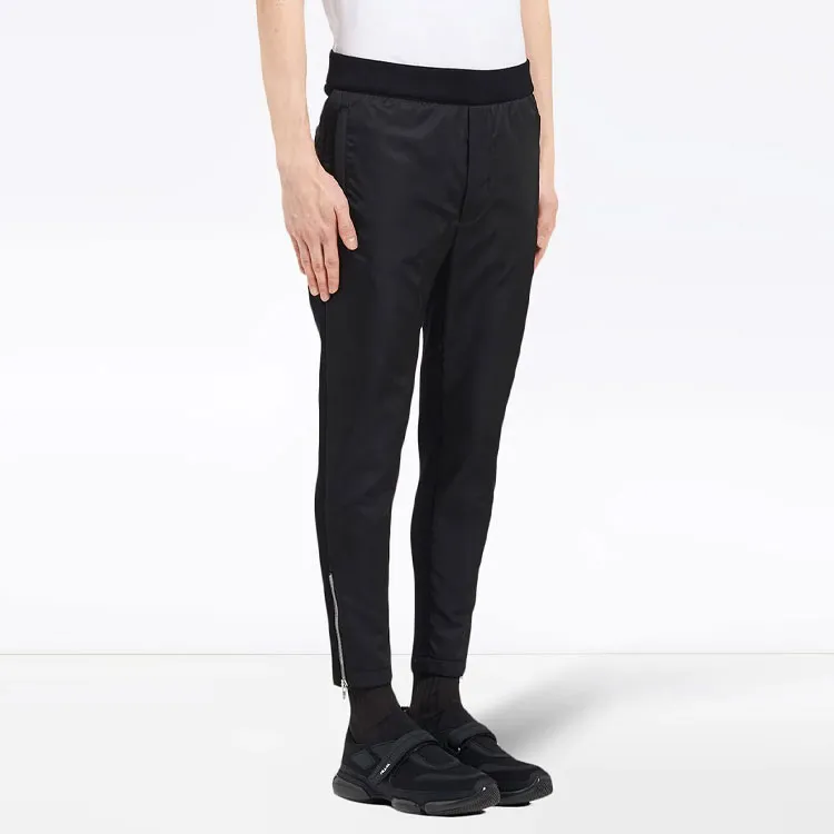 PRADA Knitted Sweatpants Men Black-2