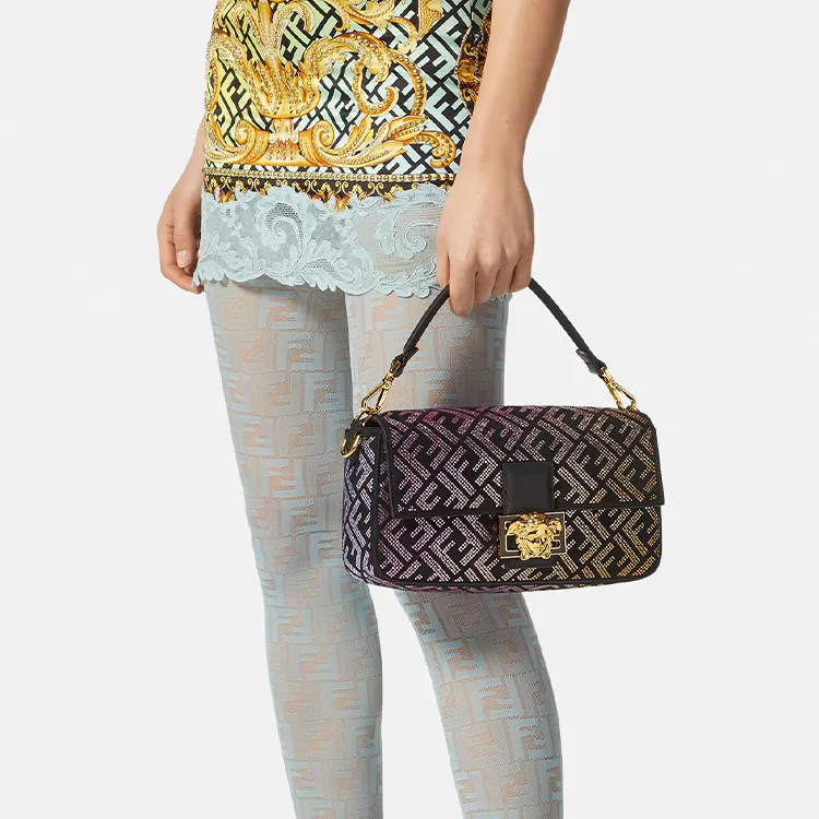 Fendi X VERSACE Baguette Handbags-3