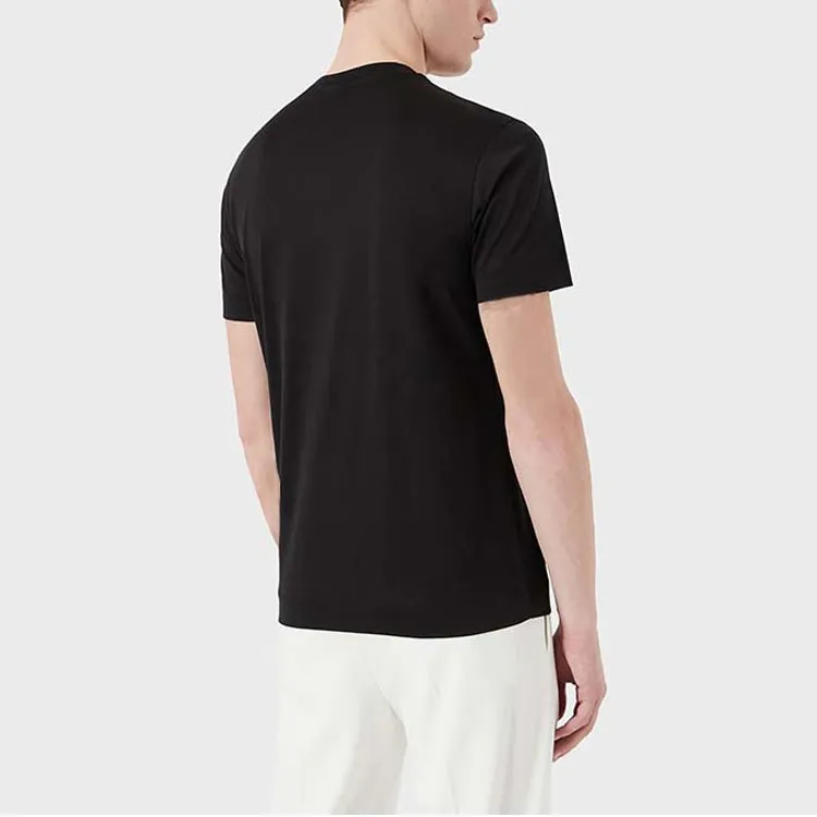 EMPORIO ARMANI SS22 T Shirt Men's Black-2