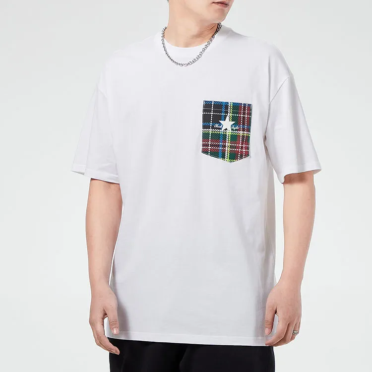 Converse Set-in Sleeve T-Shirt Men's White-3