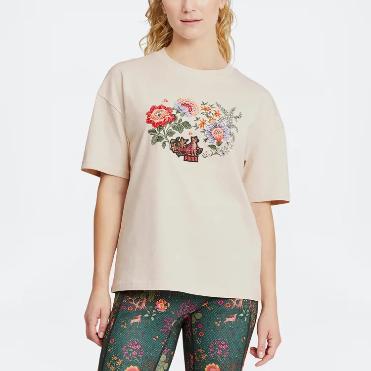 PUMA LIBERTY T Shirt Women's Birch Wood-3