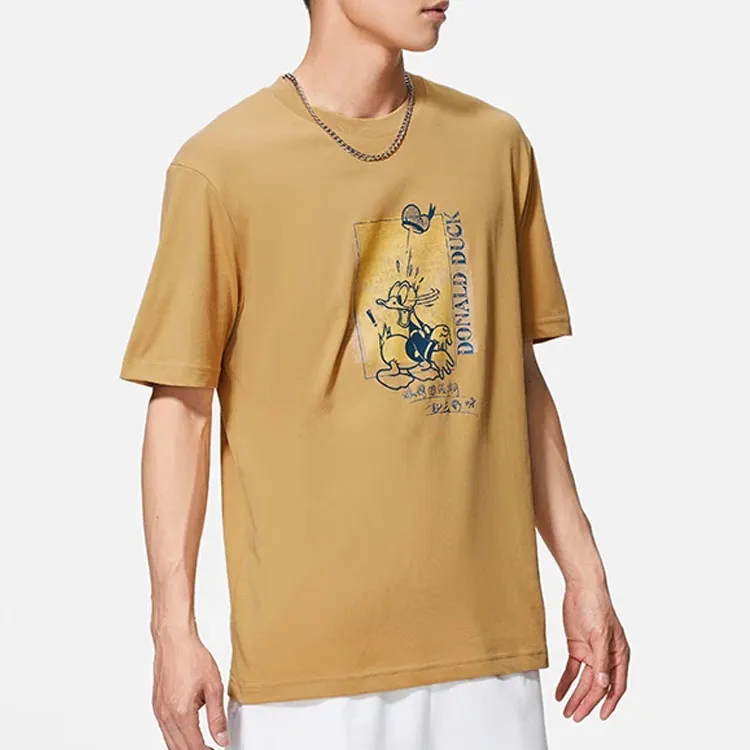 LiNing x Disney T Shirt Men's Curry Yellow-3