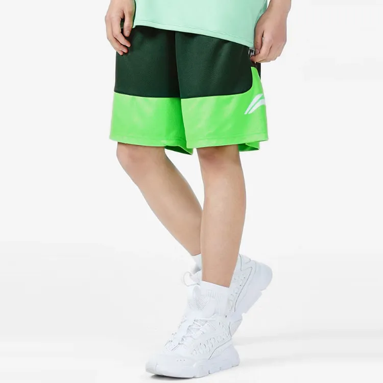 LiNing Basketball Collection Casual Shorts Men's Manor Green Fluorescent Acid Green-5