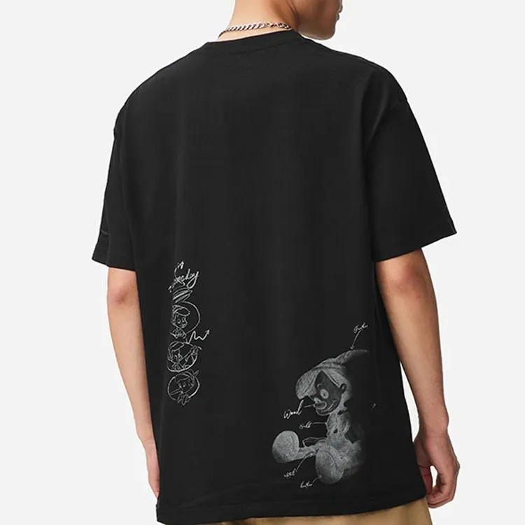 LiNing x Disney , Disney T Shirt Men's Black-5