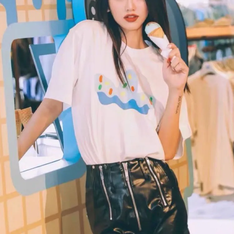 Adidas Originals x Melting Sadness T-Shirt Unisex White-3