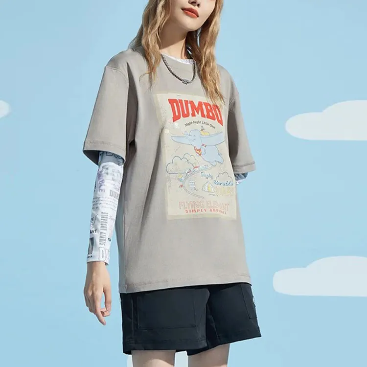 LiNing x Disney T Shirt Women's Frost Gray-3