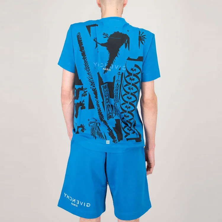 Givenchy Slim Fit Reversed Print T-Shirt-3