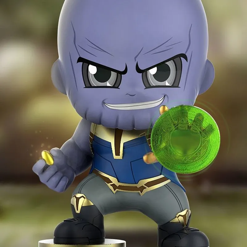 Hot Toys Thanos Cosb503 The Avengers 3 And Vision Chibi Figures 4.5cm/11.5cm-2