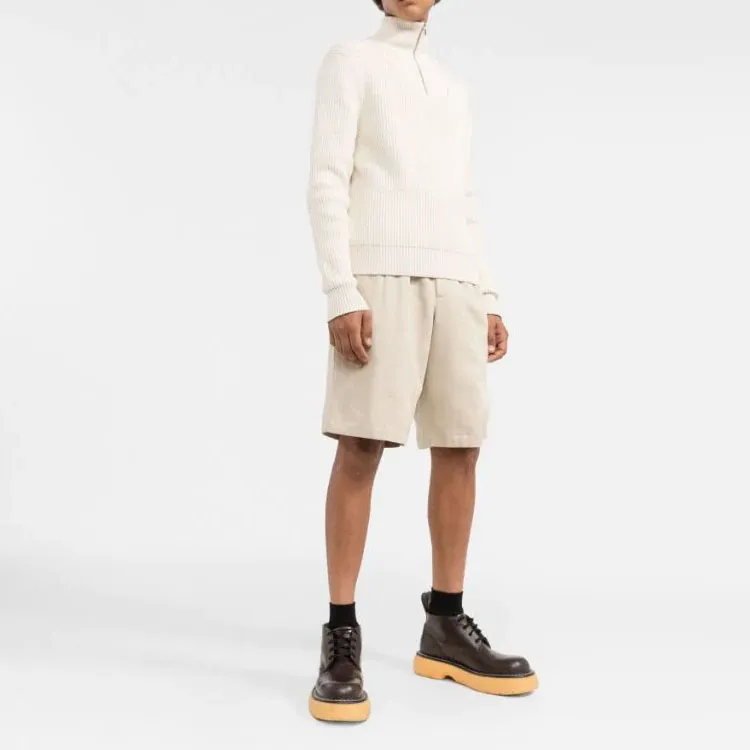 Jacquemus La Maille Doce Zip Neck Pullover-1