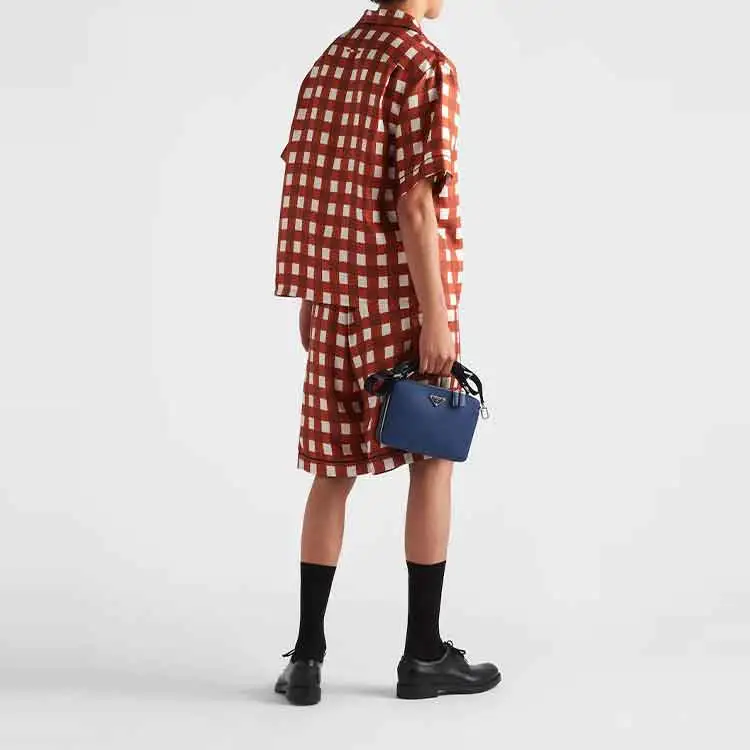 PRADA Casual Shorts Men Orange-2