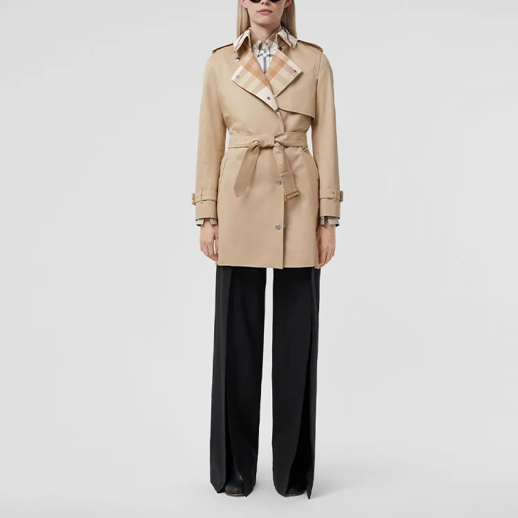 Burberry SS22 Trench Coat Women's Soft Yellow Brown-2