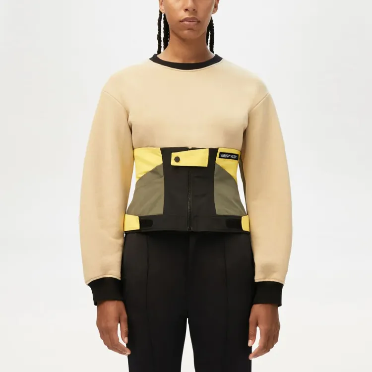 AMBUSH Corset Sweatshirt Black-2