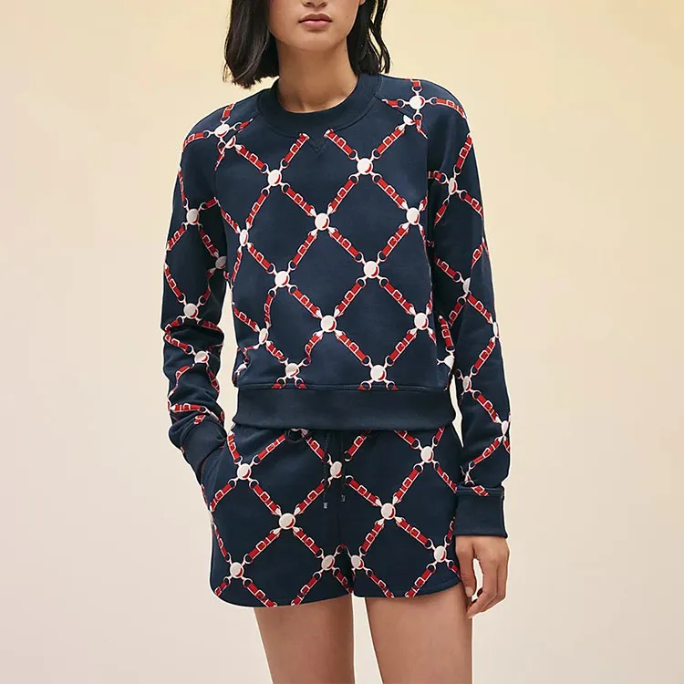 HERMES Sweatshirts Women's Deep Sea Blue-1