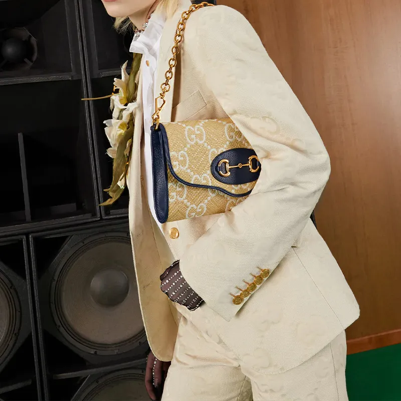 GUCCI Horsebit 1955 Shoulder Bags-8
