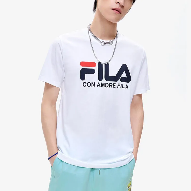 FILA FUSION T Shirt Unisex White-3