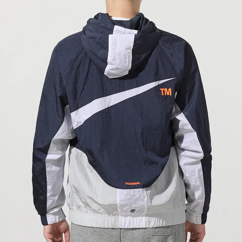 Nike Jackets Men Navy Blue-3