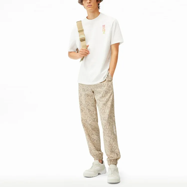 KENZO Letter Logo SS22 T Shirt Men's White-3