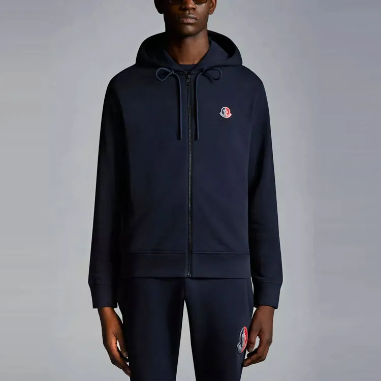 Moncler SS22 Sweatshirts Men Navy Blue-2